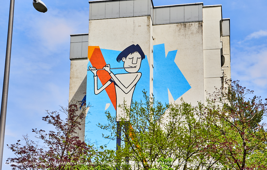 05.05.2023 - Graffiti am Karl-Marx-Ring 75 in Neuperlach